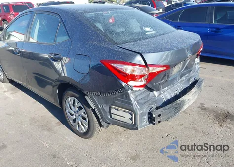 2017 Toyota Corolla Le из США, поврежденный, VIN 2T1BURHE7HC926804